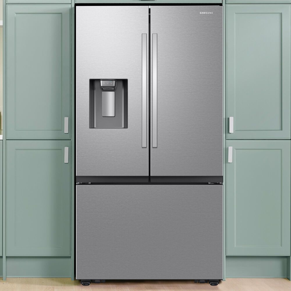 Samsung Bespoke AI 25.5 Cu. Ft. French Door Refrigerator in Fingerprint Resistant Stainless Steel, , large