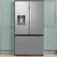 Samsung Bespoke AI 25.5 Cu. Ft. French Door Refrigerator in Fingerprint Resistant Stainless Steel, , large