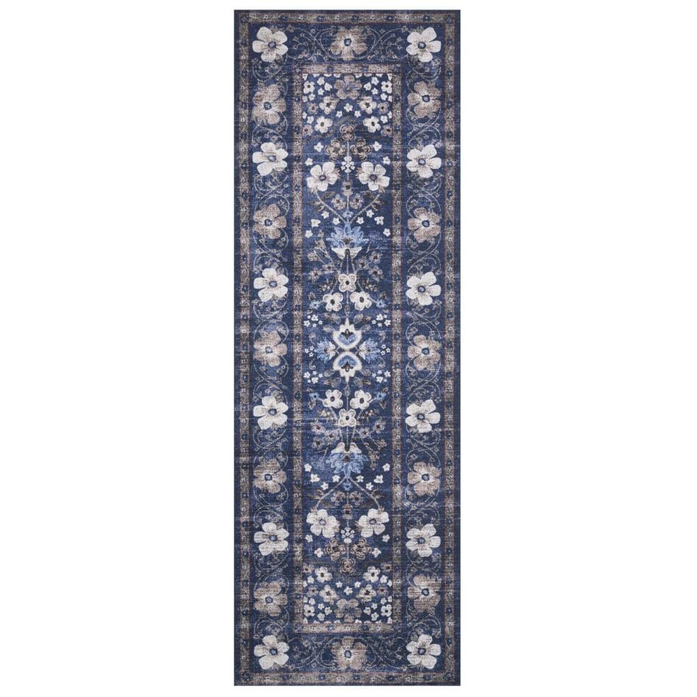 Rifle Paper Co. x Loloi Palais PAL-02 2"6" x 7"6" Navy Runner, , large
