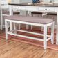 Linon Home Decor Meretta 6-Piece Counter Height Dining Set in Antique White and Natural, , large