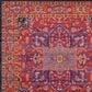 Safavieh Evoke EVK275S 10" x 14" Fuchsia and Orange Area Rug, , large