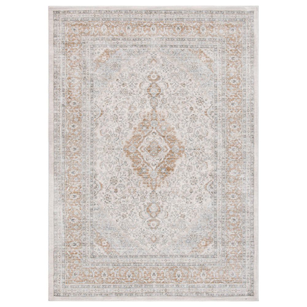 Safavieh Isabella ISA919B 5"3" x 7"6" Cream and Beige Area Rug, , large