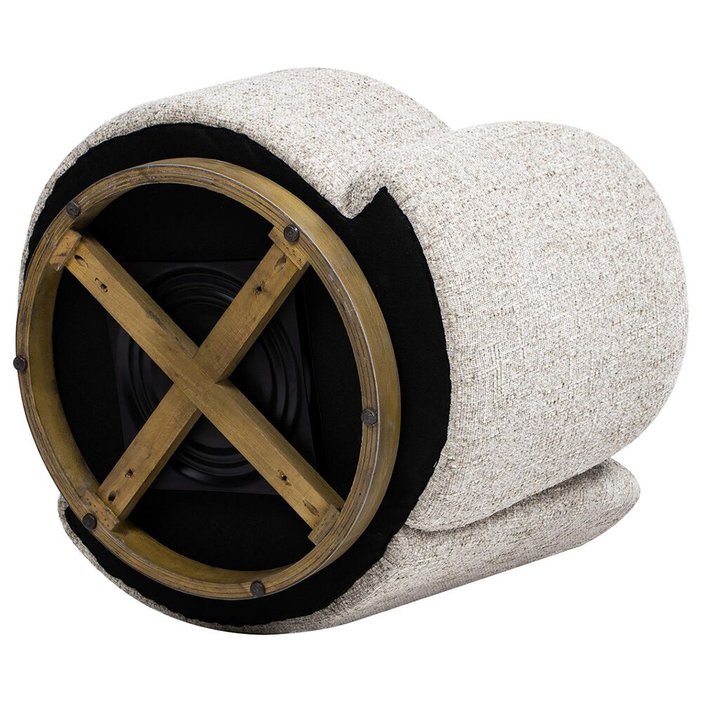 Jennifer Taylor Home Duo Right Arm Facing Swivel Accent Chair in Multi-Greige Beige, , large