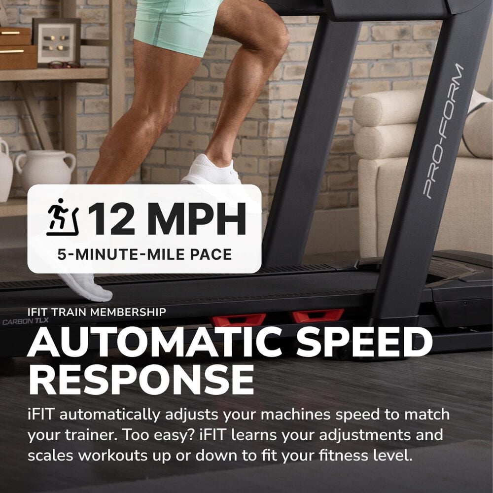 ProForm Carbon TLX Folding Treadmill with iFIT, , large