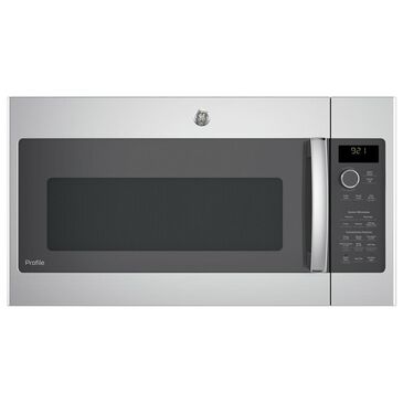 GE Profile 2.1 Cu. Ft. Over-the-Range Microwave with Sensor in Stainless Steel, , large