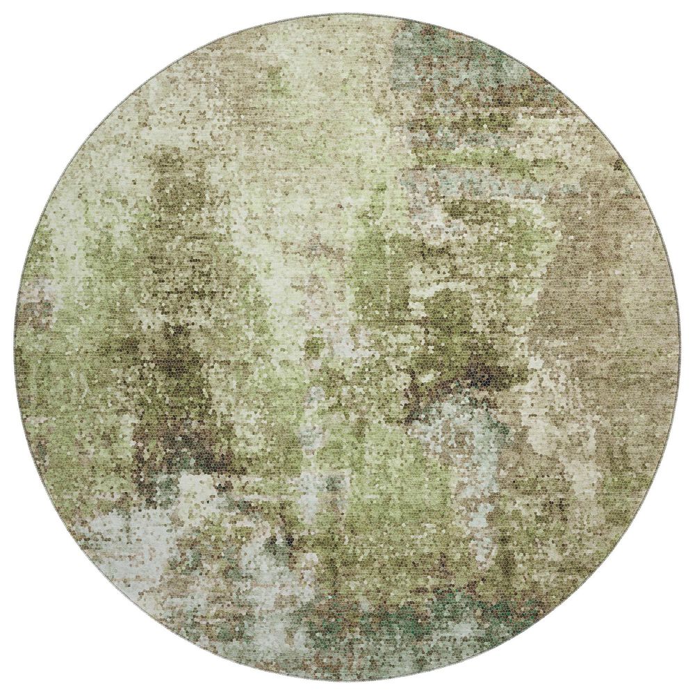 Dalyn Rug Company Lumara Aloe 8" Round Area Rug, , large