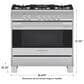 Fisher & Paykel 36" Freestanding Gas Ranges in Stainless Steel, , large