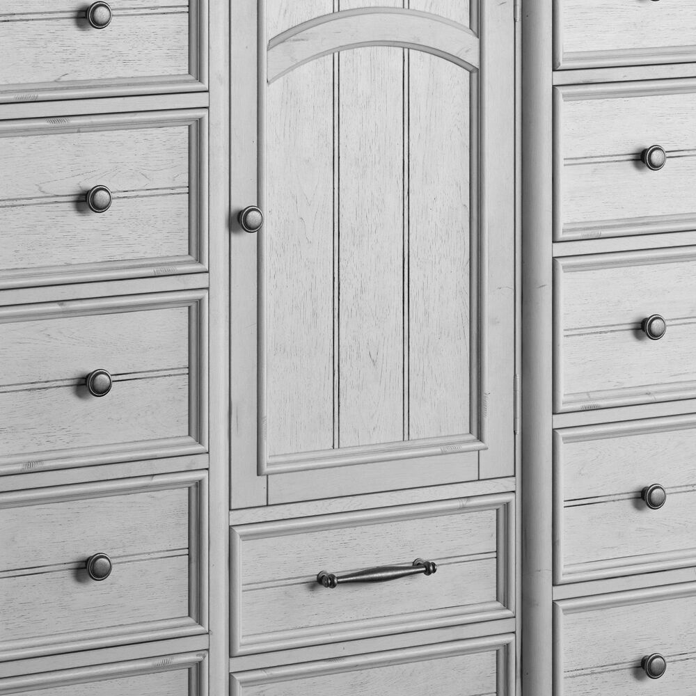 Golden Wave Furniture New Haven 12-Drawer Master Chest in Oyster Shell, , large