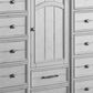 Golden Wave Furniture New Haven 12-Drawer Master Chest in Oyster Shell, , large