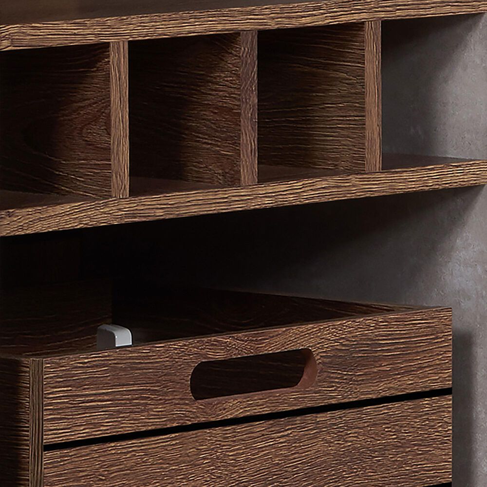 Furniture of America Taylor Buffet in Distressed Walnut, , large
