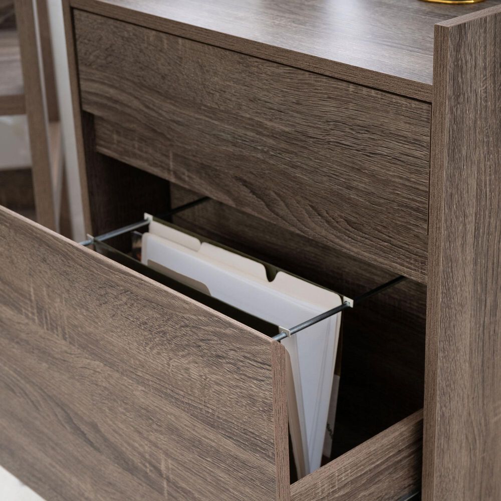 Linon Home Decor Tracey 2-Drawer File Cabinet in Grey, , large