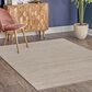 L&R Resources Bleached Naturals 5" x 7"9" Bleach and Ivory Area Rug, , large