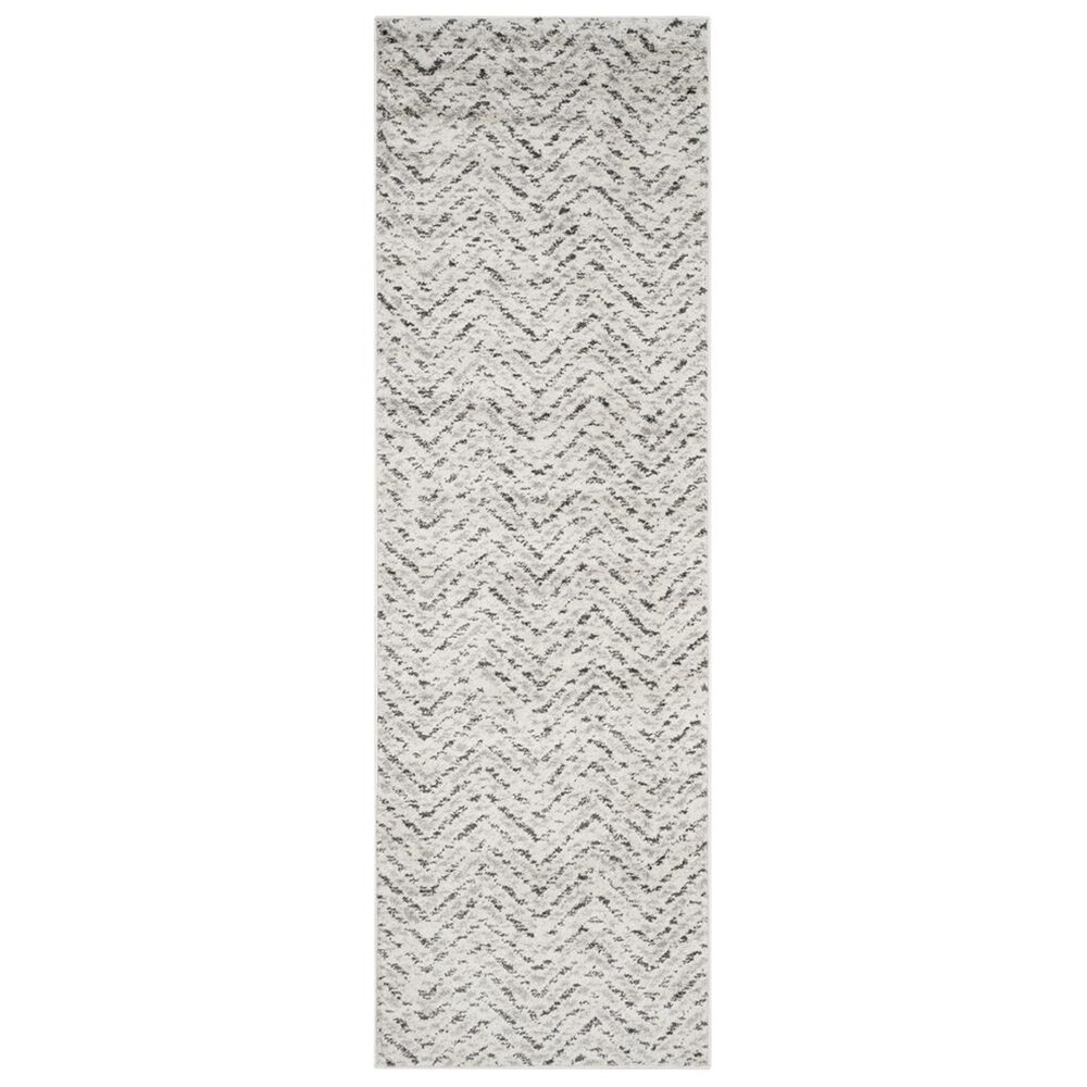 Safavieh Adirondack ADR104N-28 2&#39;6&quot; x 8&#39; Ivory/Charcoal Runner, , large