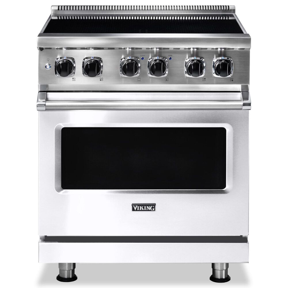 Viking Range 30" Induction Range with 4 Elements in White, , large