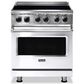 Viking Range 30" Induction Range with 4 Elements in White, , large