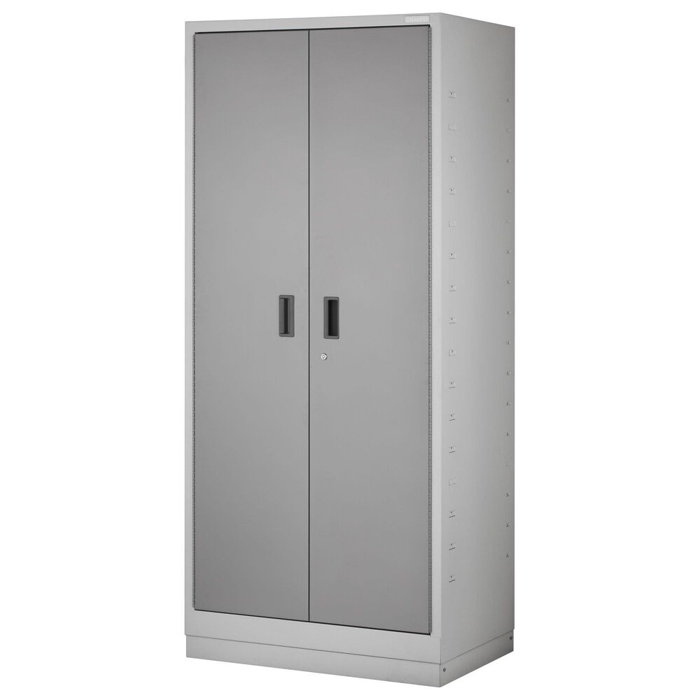 Gladiator Premier Pre-Assembled 84&quot; Cabinet in Hammered White and Gray Slate, , large