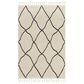 Jaipur Jaida Treble Gray Morn and Jet Black 5" x 7" Area Rug, , large