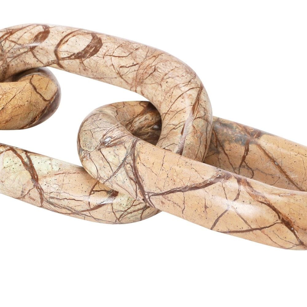 Creative Coop Decorative Marble Chain in Brown, , large