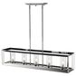 Golden Lighting Smyth 5-Light Linear Pendant in Chrome, , large