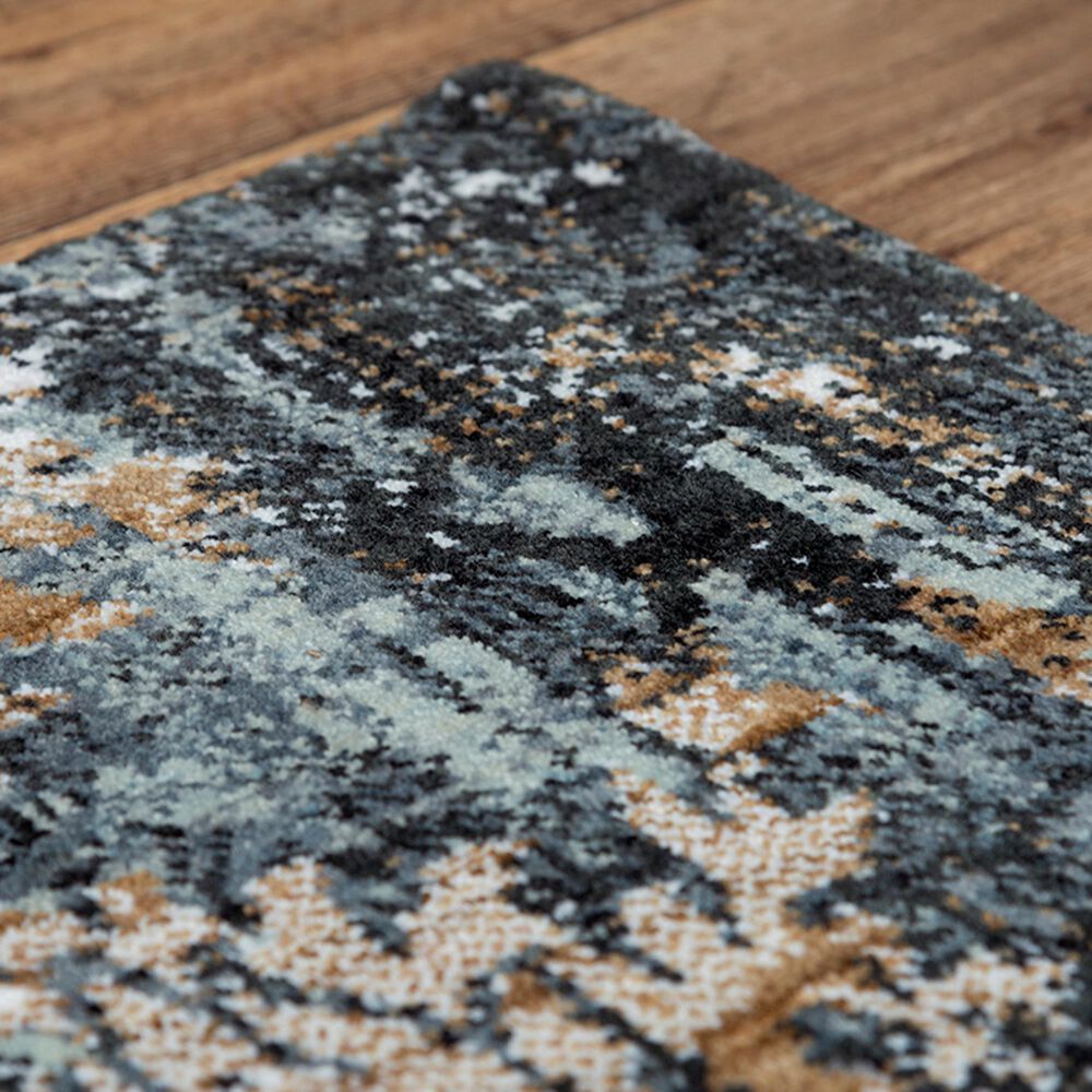 RIZZY Elite 10&#39; x 13&#39; Charcoal and Denim Area Rug, , large