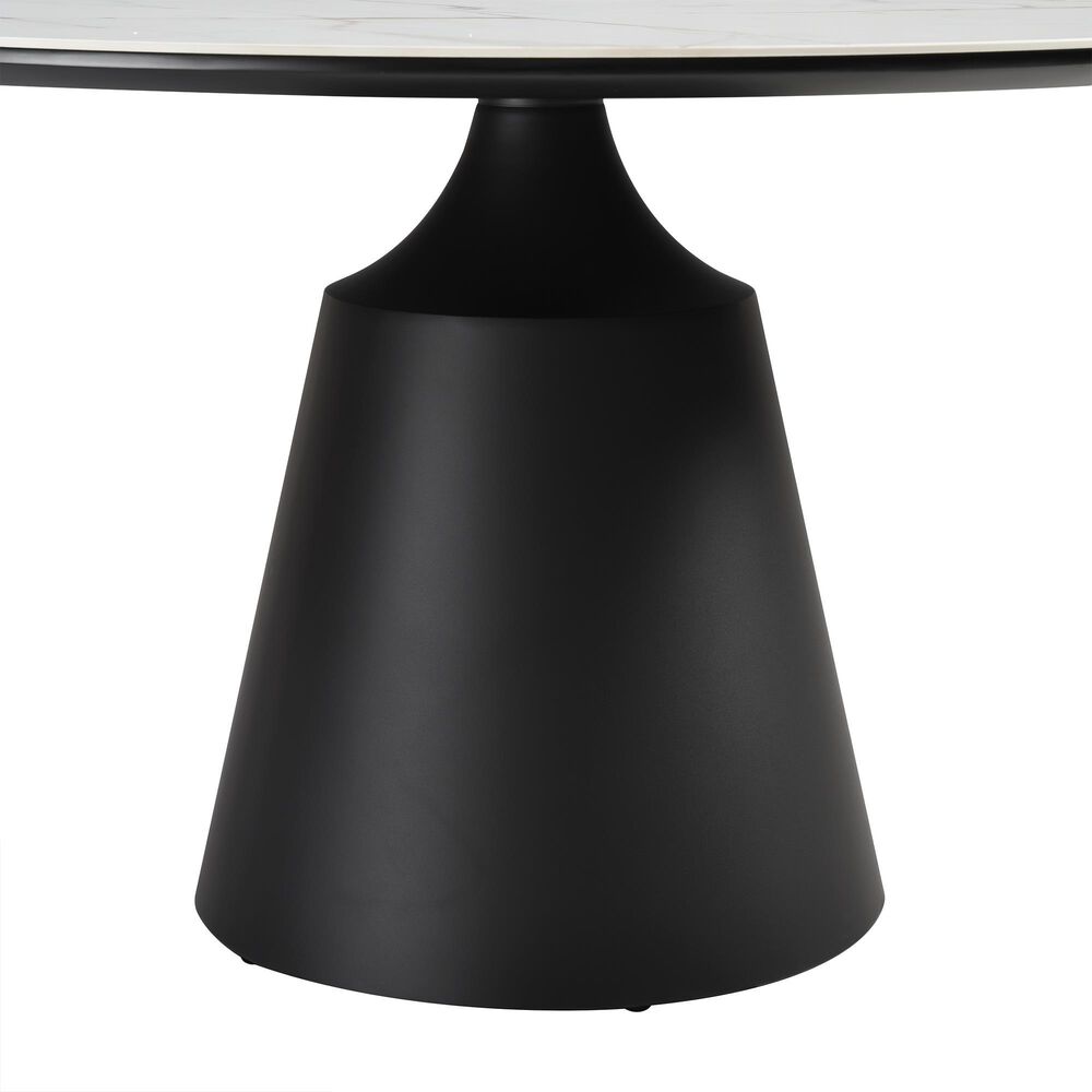 Blue River Knox Dining Table in Black and White - Table Only, , large