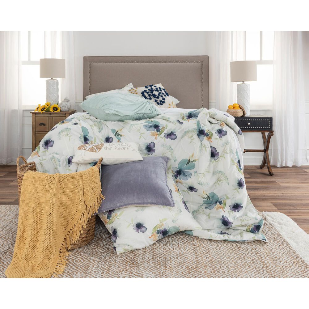 Rizzy Home Caterine 8-Piece Queen Quilt Set in White/Green, , large