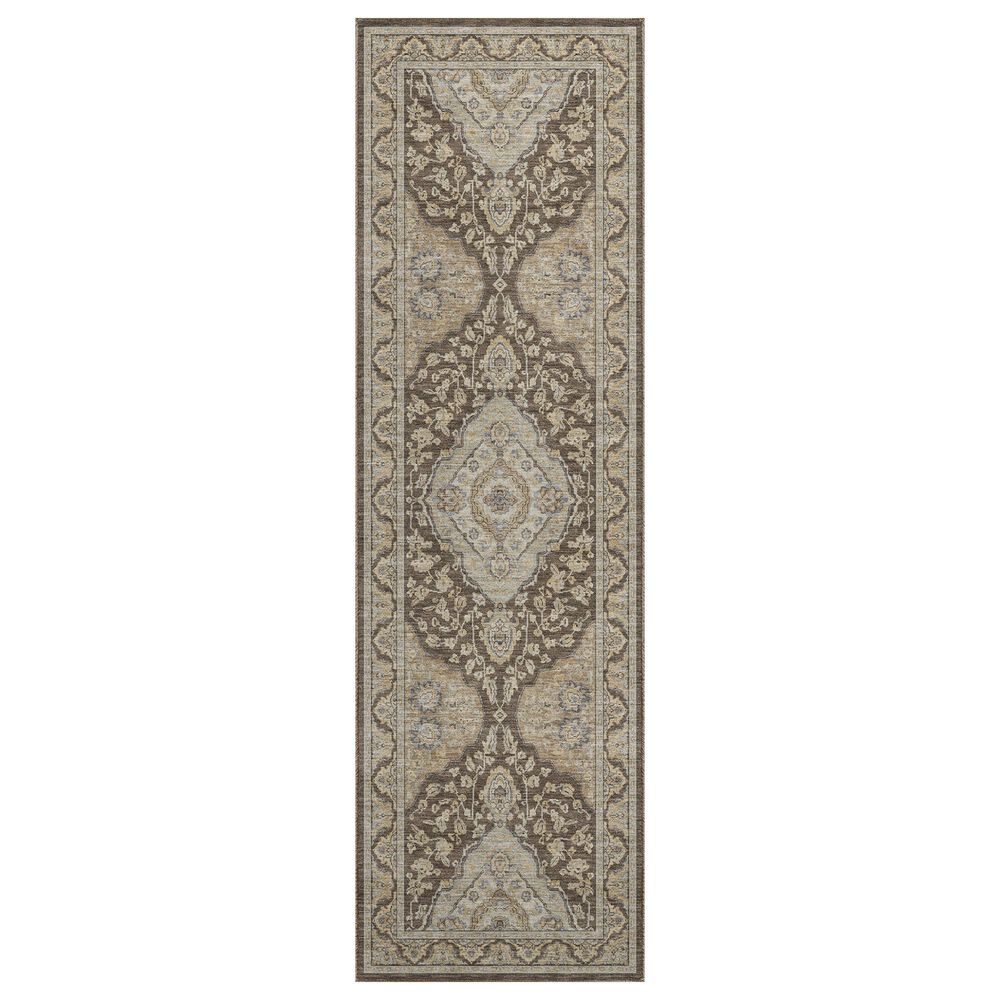Dalyn Rug Company Hatay HY3 2"3" x 7"6" Chocolate Runner, , large