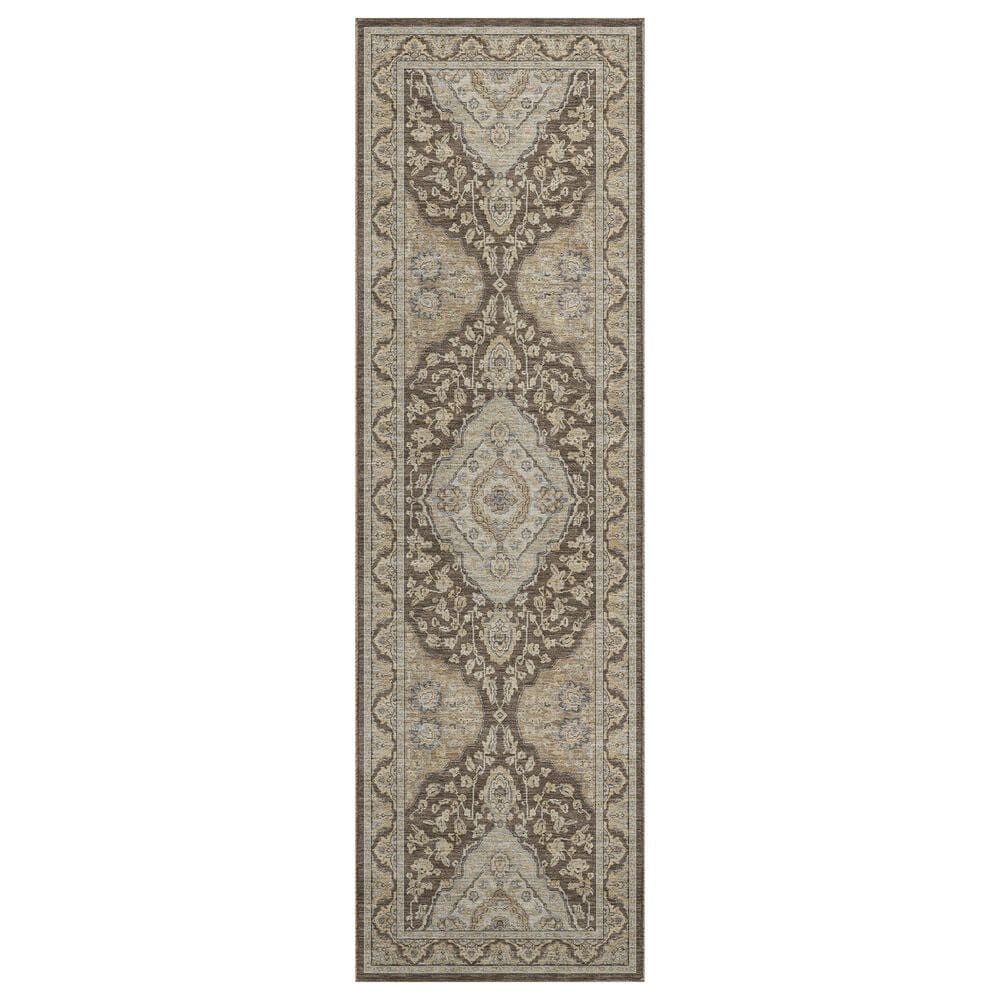 Dalyn Rug Company Hatay HY3 2"3" x 7"6" Chocolate Runner, , large