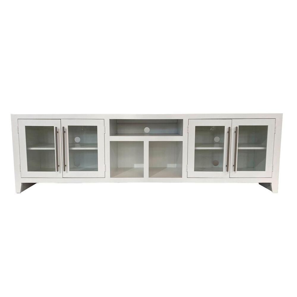 New Wave Furniture 92" Media Center in Bright White, , large
