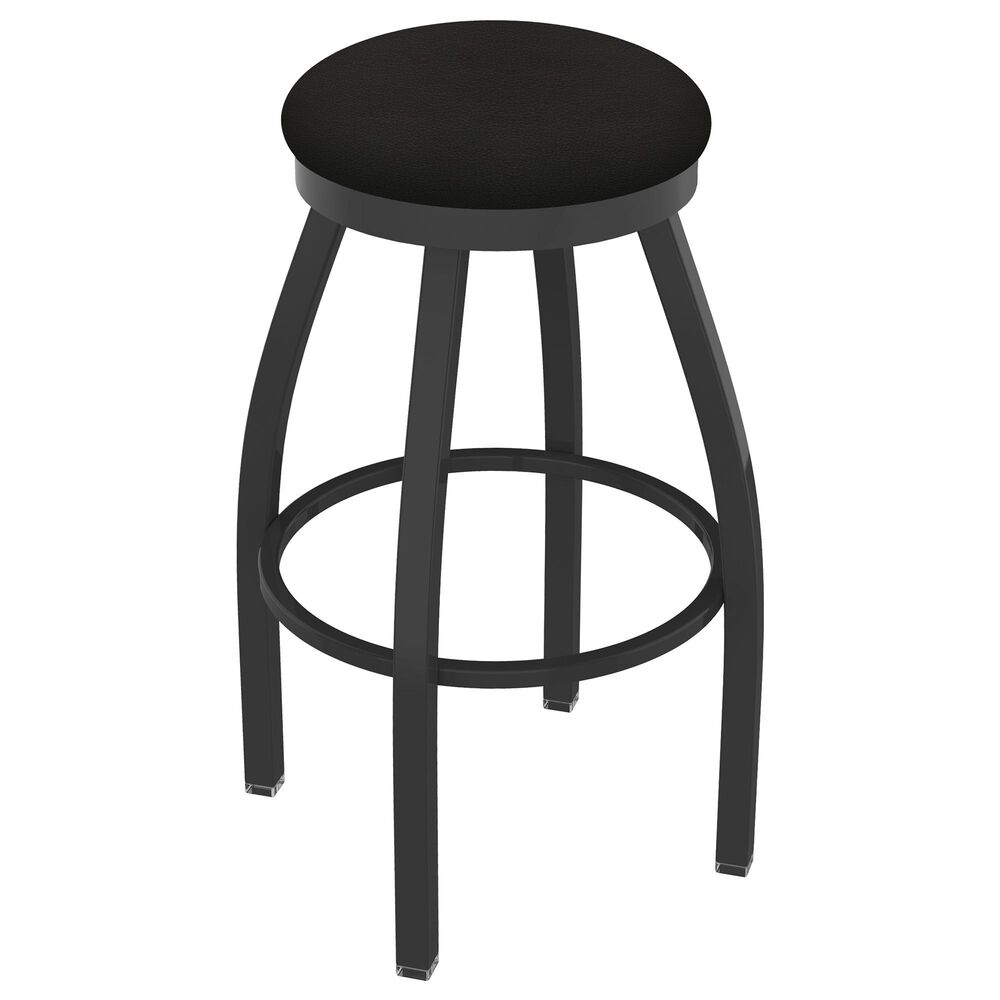 Holland Bar Stool 802 Misha 30" Swivel Bar Stool with Pewter and Canter Espresso Seat, , large