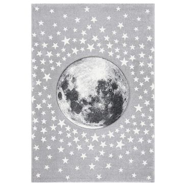 Safavieh Carousel 9" x 12" Light Grey and White Kids  Area Rug, , large