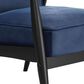 Zuo Modern Rocky Arm Chair in Blue and Black, , large