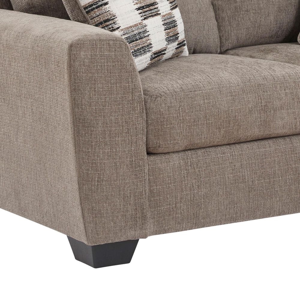 Ashley Loreo Stationary Loveseat in Truffle, , large