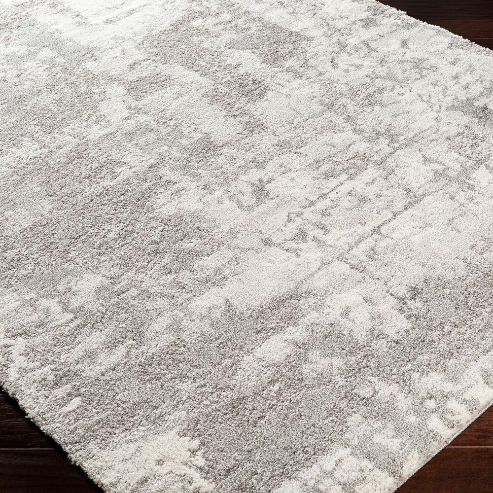 Surya Venice VNE-2305 2&#39; x 3&#39; Ivory and Charcoal Area Rug, , large