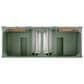 James Martin Vanities Brittany 60" Double Bathroom Vanity in Smokey Celadon with 3 cm White Zeus Quartz Top and Rectangular Sinks, , large