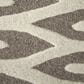 Feizy Kimball Taupe and Ivory 5" x 8" Area Rug, , large