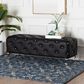 Baxton Studio Stella Accent Bench in Black, , large
