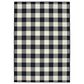 Oriental Weavers Marina 1932K 2"5" x 4"5" Black and Ivory Area Rug, , large