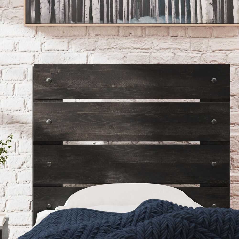 Ashley Hollivern Full Panel Storage Bed  in Dark Gray, , large