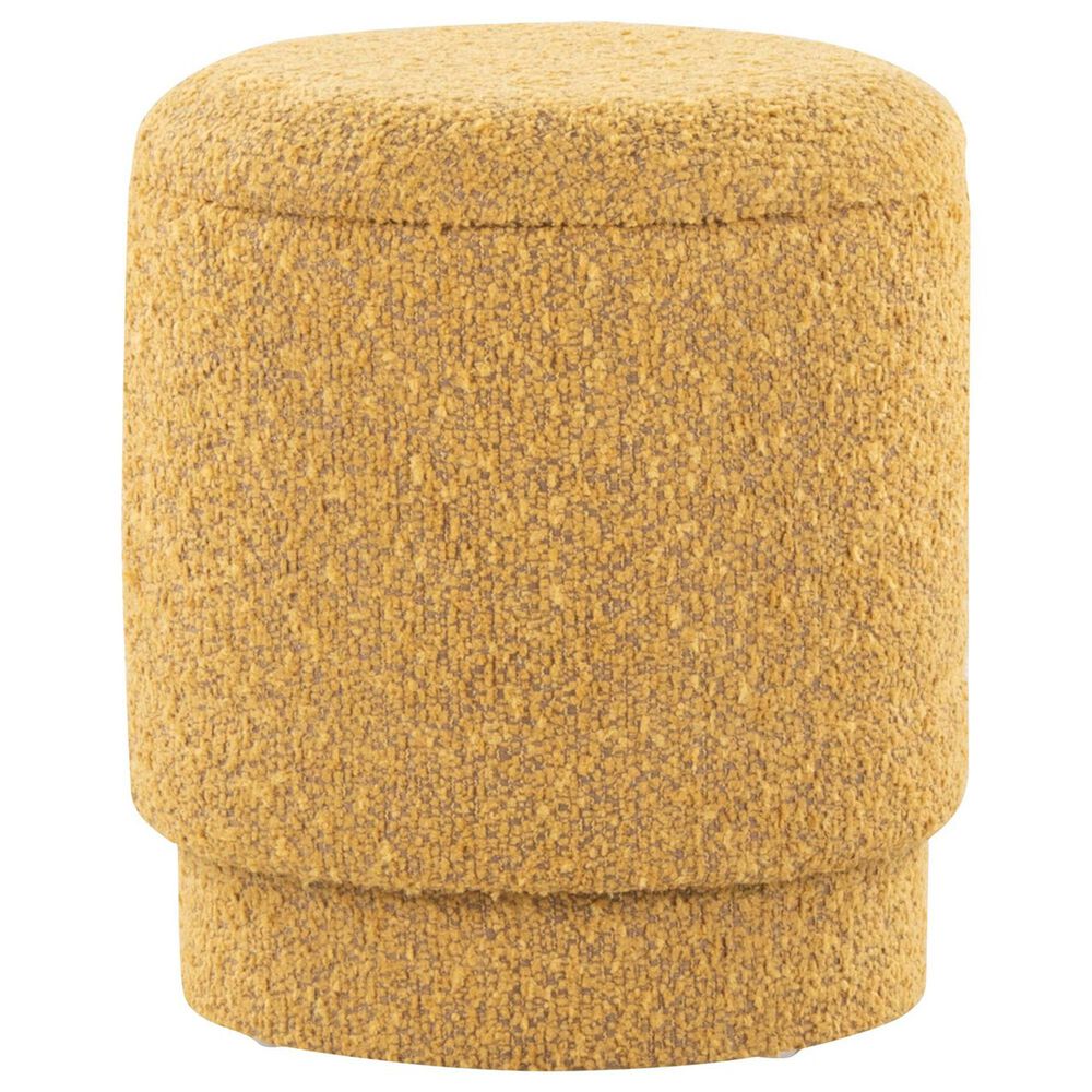 Lumisource Marla 2-Piece Upholstered Ottoman Set in Yellow, , large