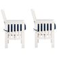 CorLiving Miramar Patio Armchair in White/Navy Blue (Set of 2), , large