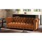 Jennifer Taylor Home Alto Stationary Sofa in Burnt Orange Velvet, , large