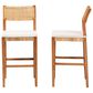 Baxton Studio Chatura Bar Stool in Honey (Set of 2), , large