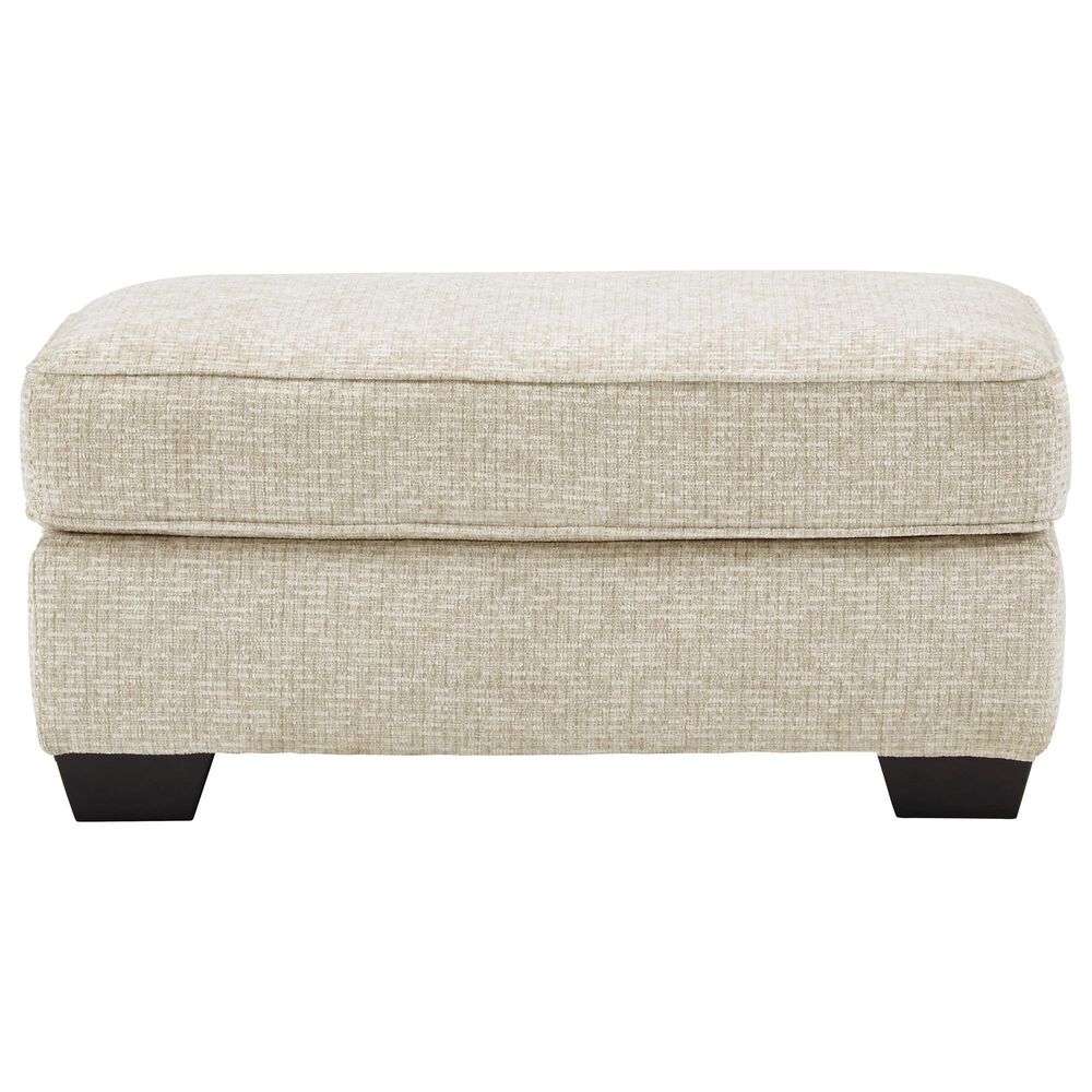 Signature Design by Ashley Haisley Standard Ottoman in Ivory, , large