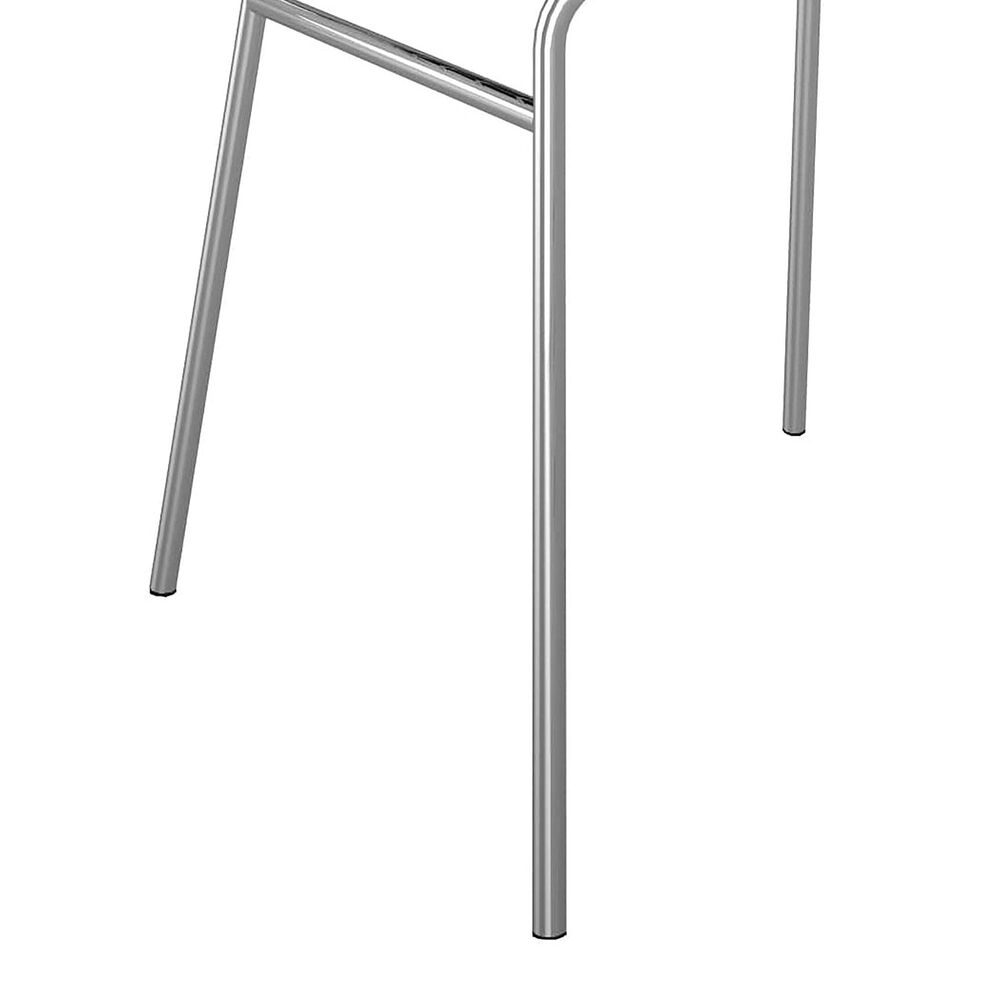 Dayton Madeline 2-Piece Chair with Seat Cushion Set in Silver/Black, , large