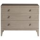 Bernhardt Cornelia 36" 3-Drawer Nightstand in Nebbia, , large
