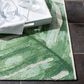 Safavieh Barbados Tropical Botanical 9"10" x 12"5" Green and Teal Indoor/Outdoor Area Rug, , large