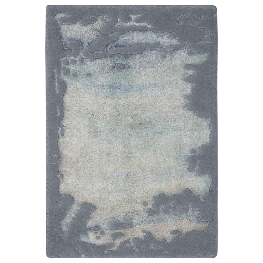 Nourison Prismatic PRS19 2" x 3" Seafoam and Silver Area Rug, , large