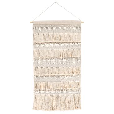 Surya Helena Wall Hanging in Ivory and Beige, , large