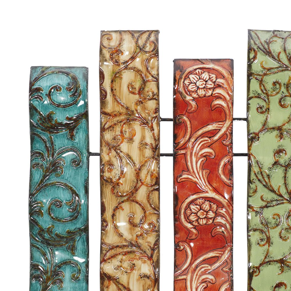 Maple and Jade 20&quot; x 24&quot; Abstract Wall Decor in Aqua, Beige, Red, Pale Green and Dark Brown, , large